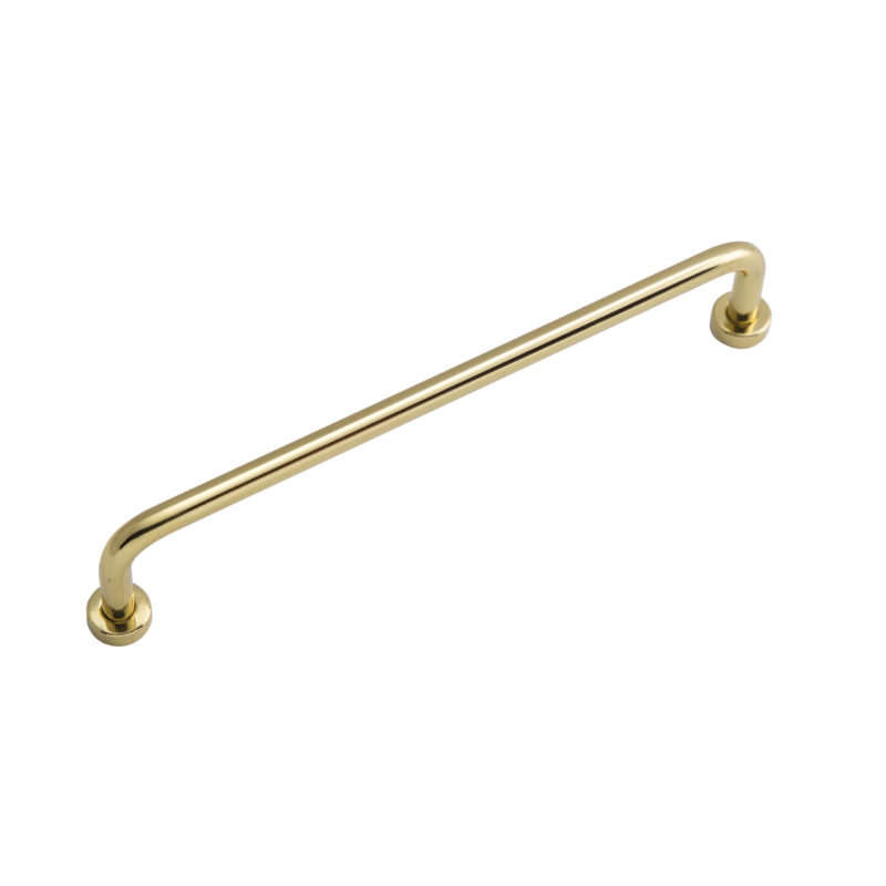 Polished Brass Pull Bar - Dunvara Kitchen & Interior Design