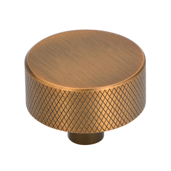 Antique Brass Knurled KNob