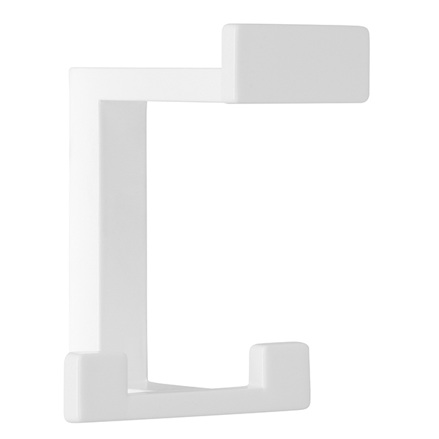 White Coat Hook #2324 - Dunvara Kitchen & Interior Design