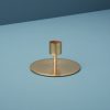 gold candlestick holder