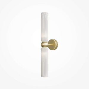 Antic 2 Bulb White Slim Wall Light